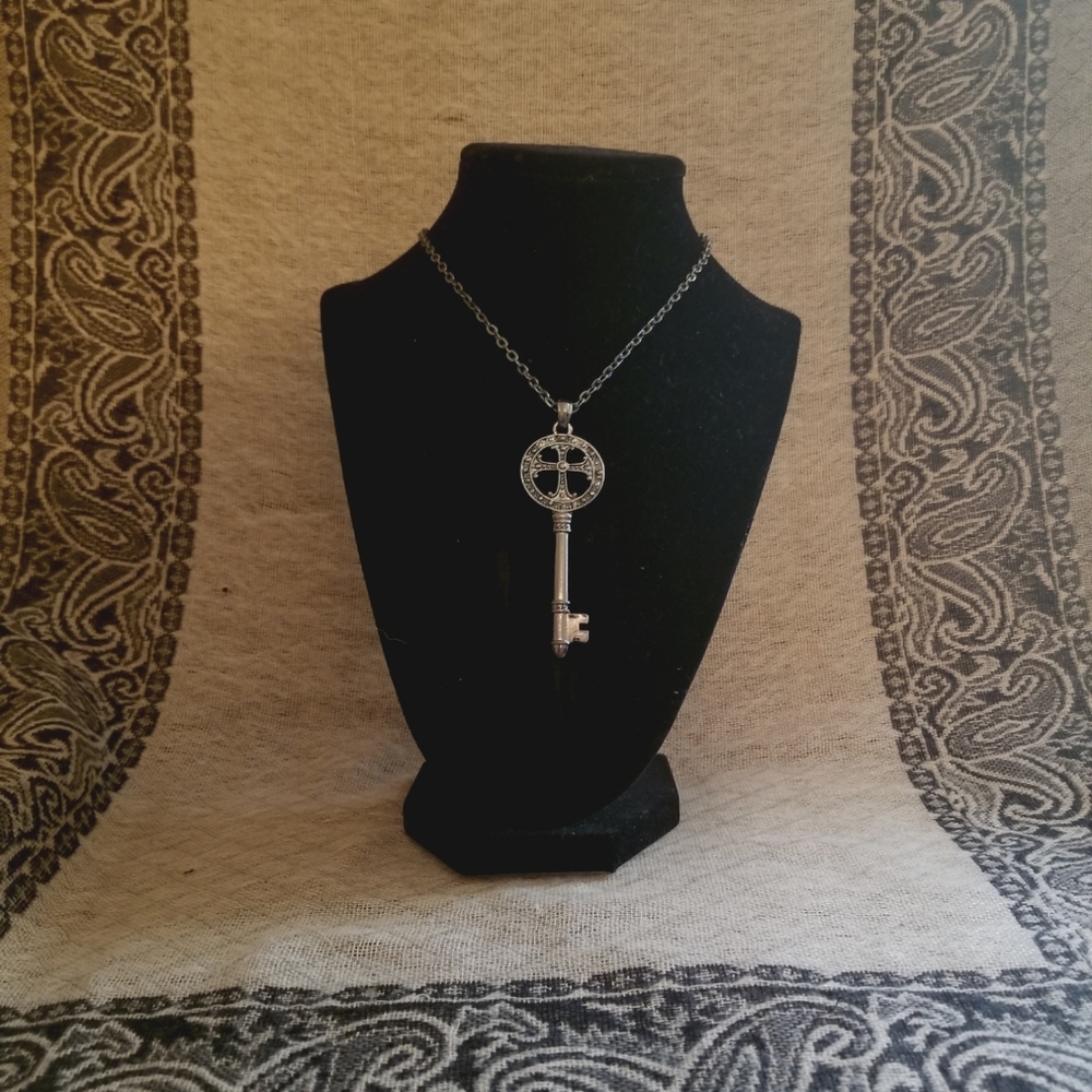 Cross Key Necklace